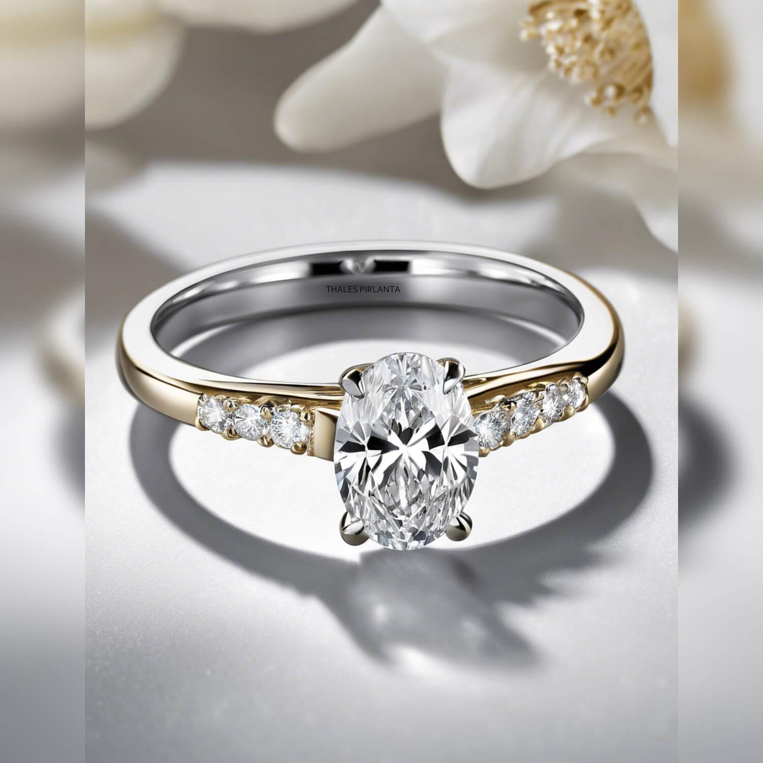 Oval Evlilik Yüzüğü