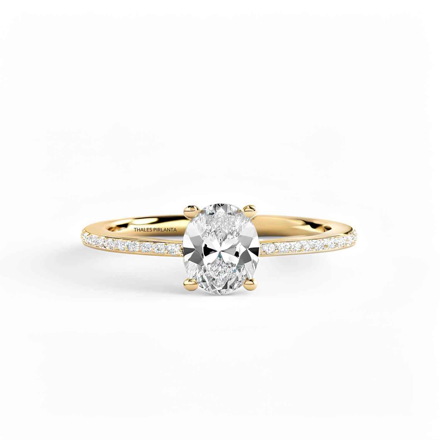 Oval Yüzük Pırlanta