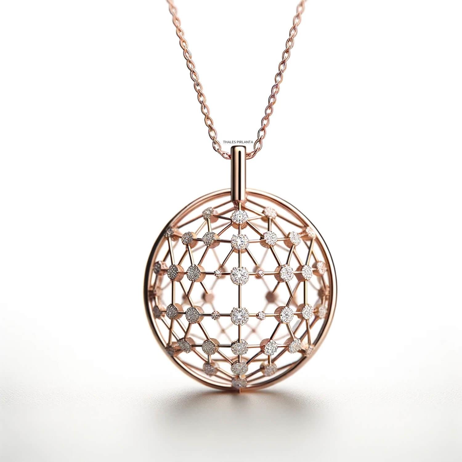 Özel Tasarım Pırlanta Kolye Modeli