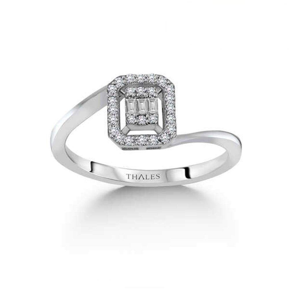 Pırlanta Baget Yüzük 0.20 Karat