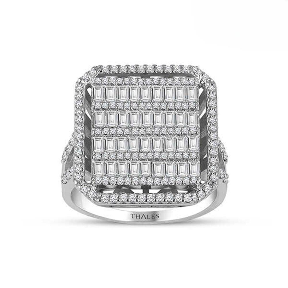 Pırlanta Baget Yüzük 1.41 Karat