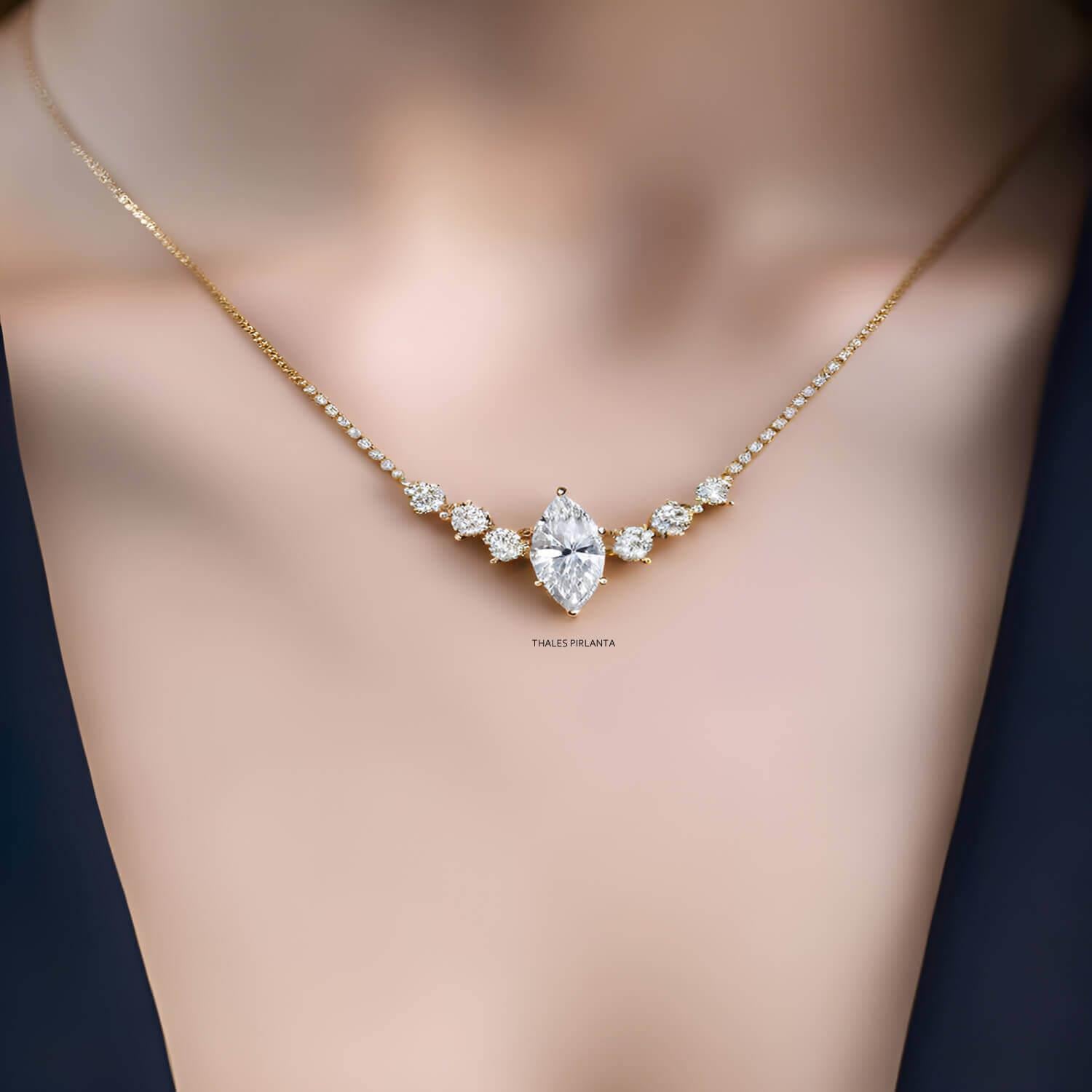 Pırlanta Gerdanlık Set 1,65 Karat