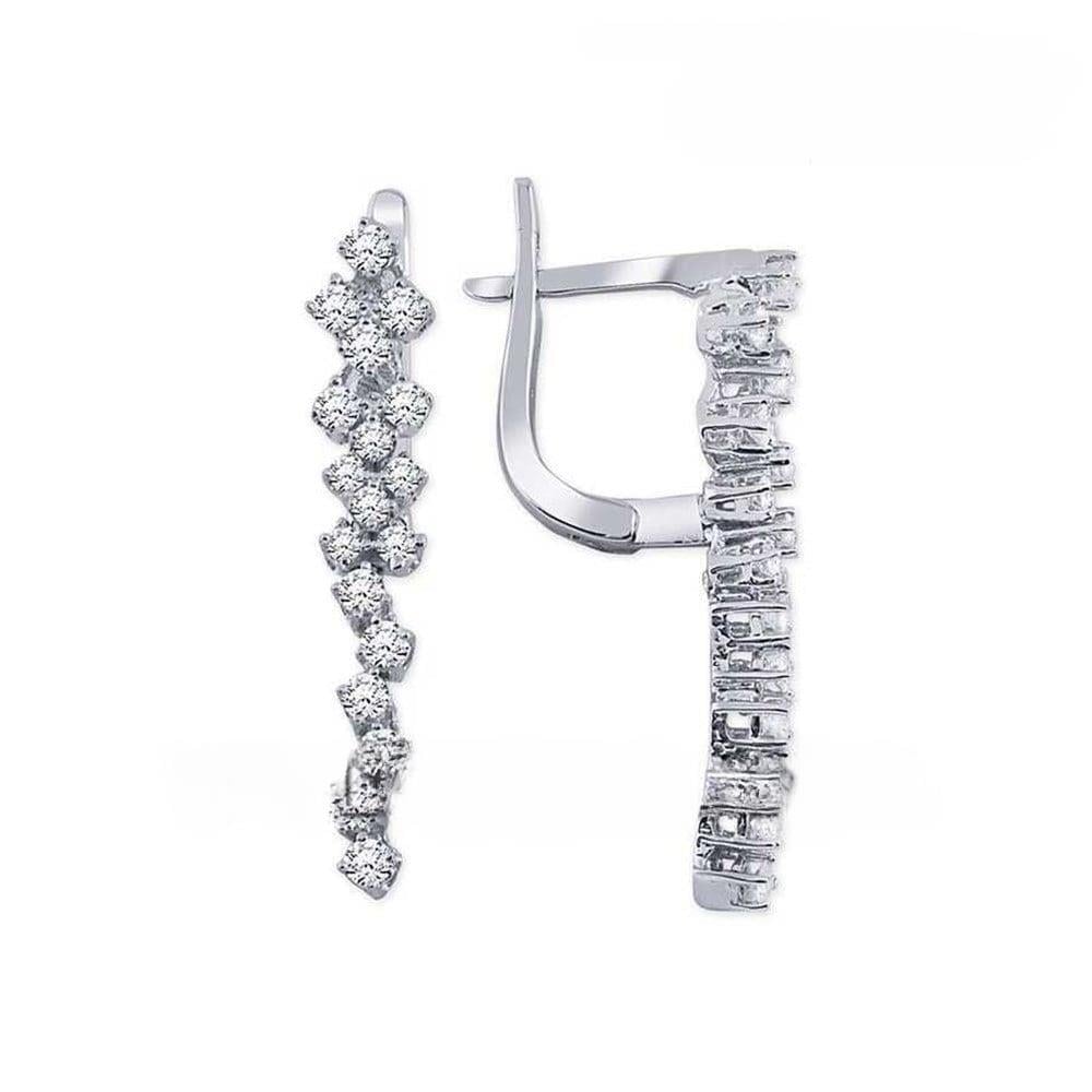 Pırlanta Küpe Modeli 0,77 F VS