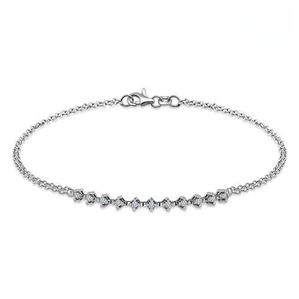 Su Yolu Bileklik Pırlantalı 0.27 Karat F VS