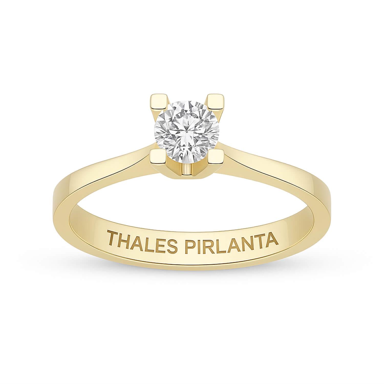 Tek Taş Pırlanta 0.20 Ct G VS