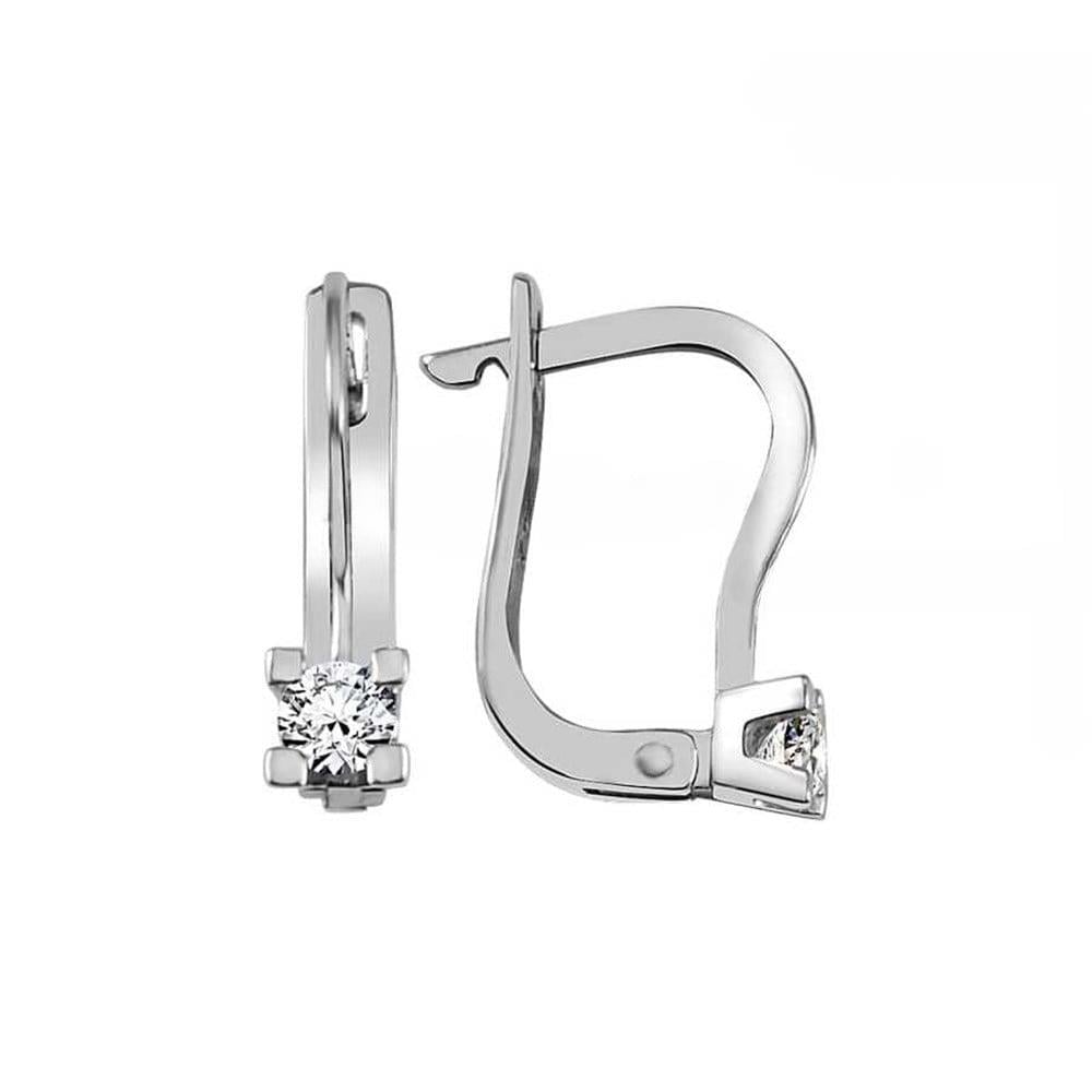 Tektaş Pırlanta Küpe 0.30 F SI