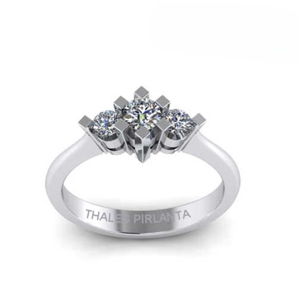 Tria Pırlanta Yüzük 0,34 Ct F VS 