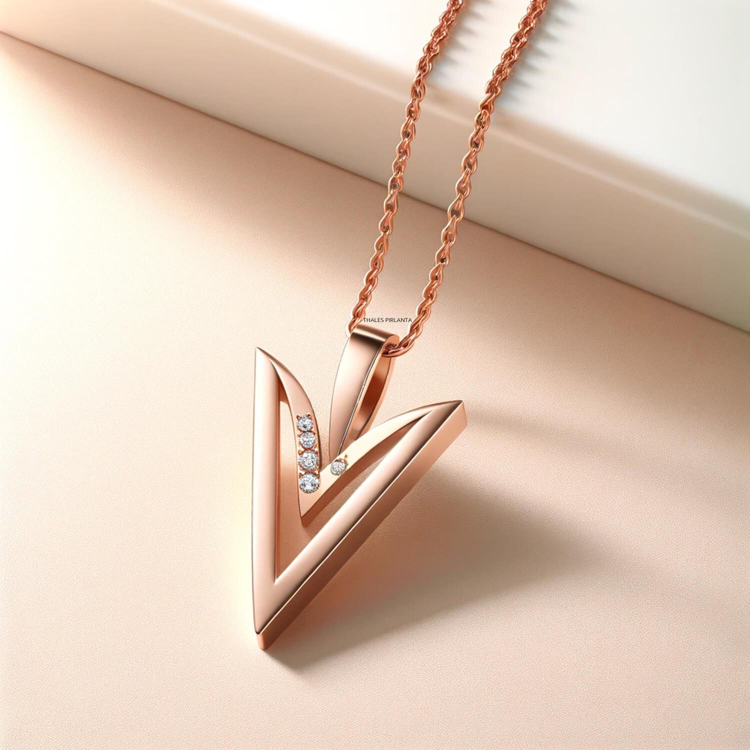 Vertex Özel Tasarım Pırlanta Kolye