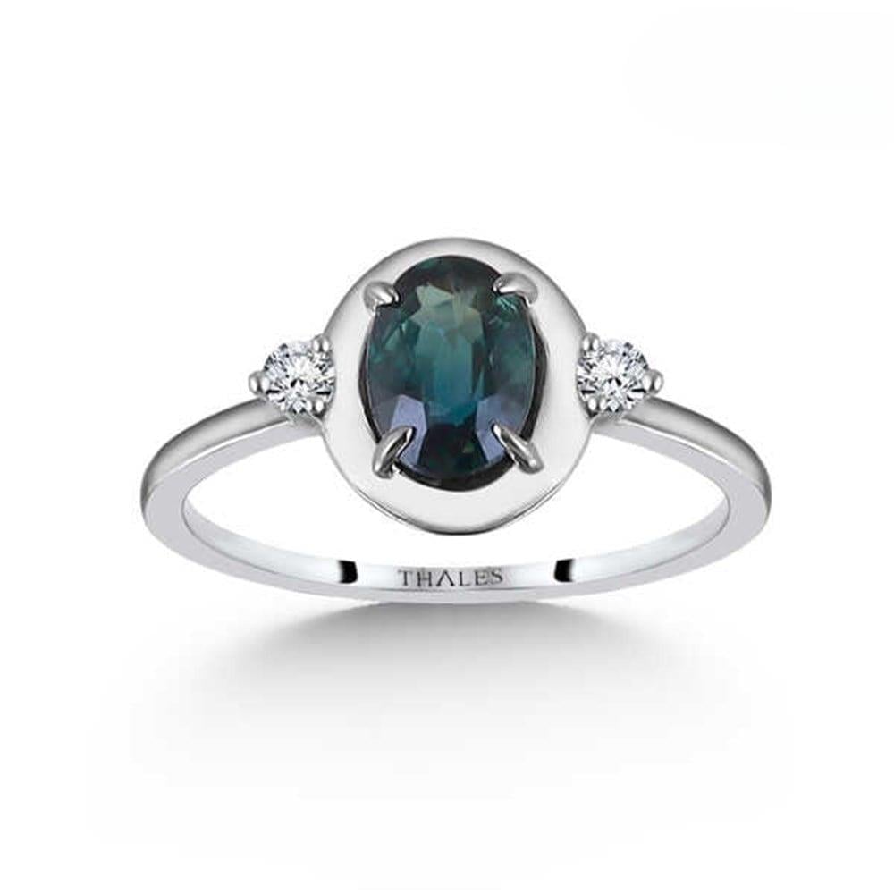 Yeşil Safir Vintage Tasarım Yüzük