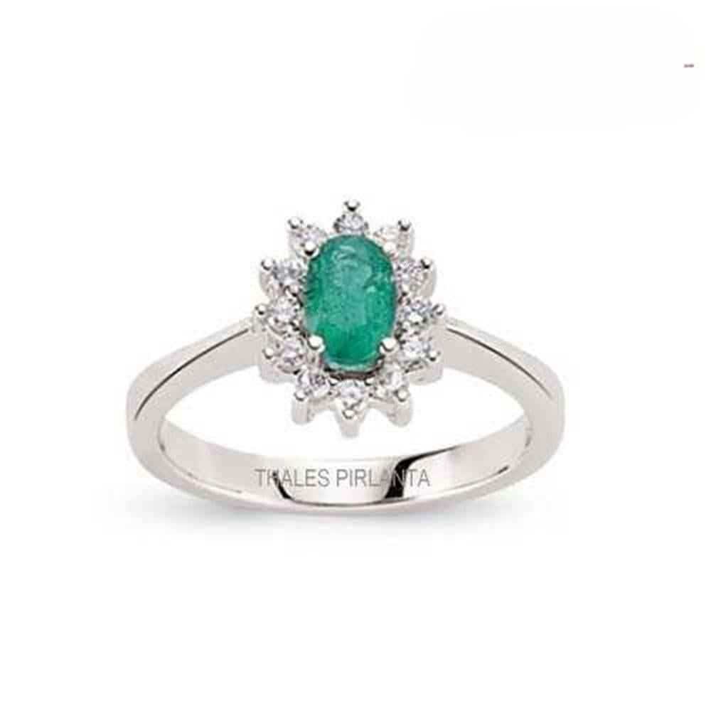 Zümrüt Taşlı Pırlanta 0.85 Karat 