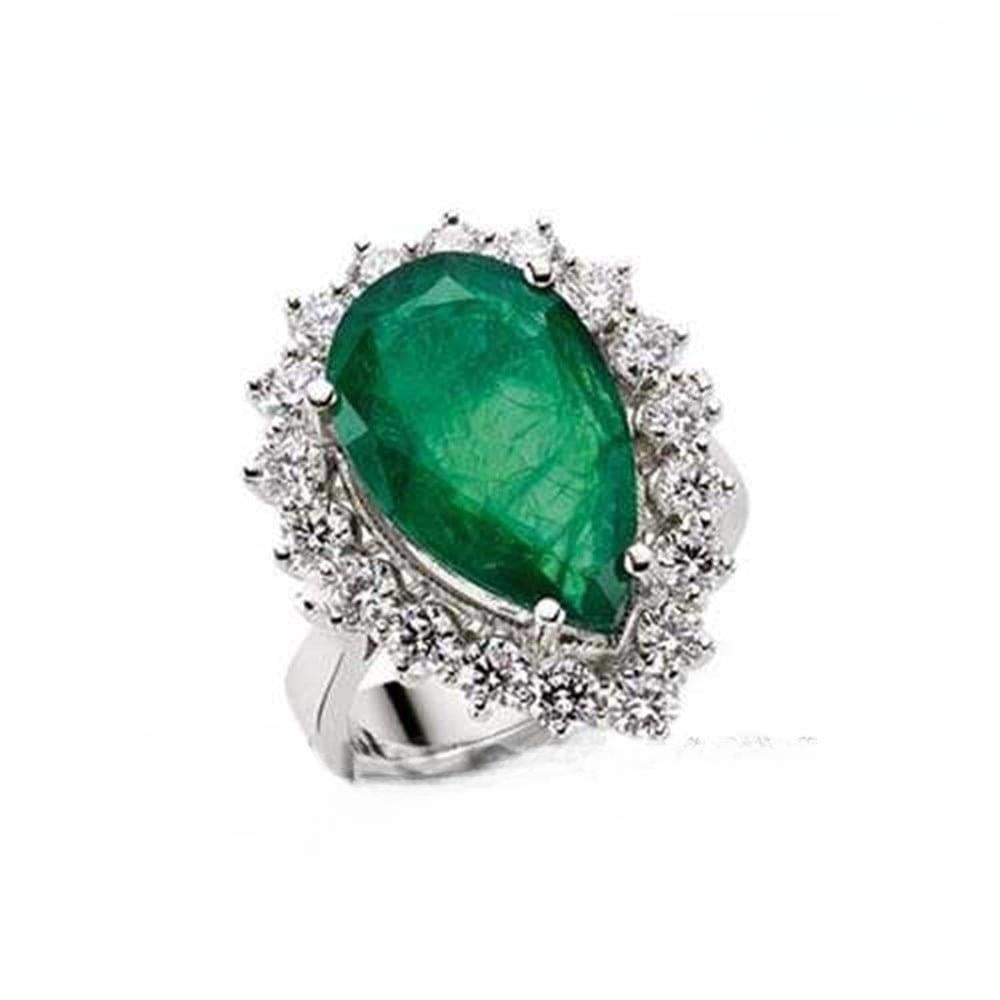 Zümrüt Taşlı Yüzük