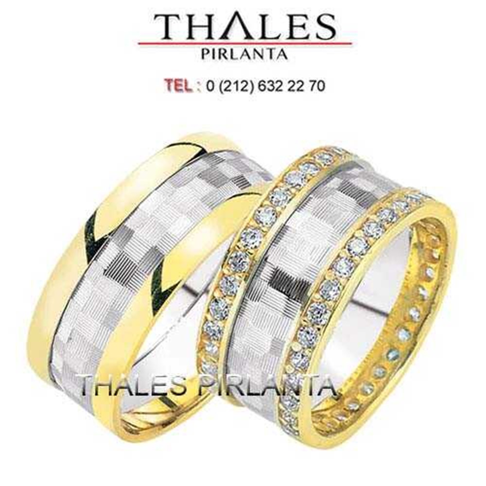 Evlilik Yüzükleri Modelleri Lazer Kesim - Thales Pırlanta