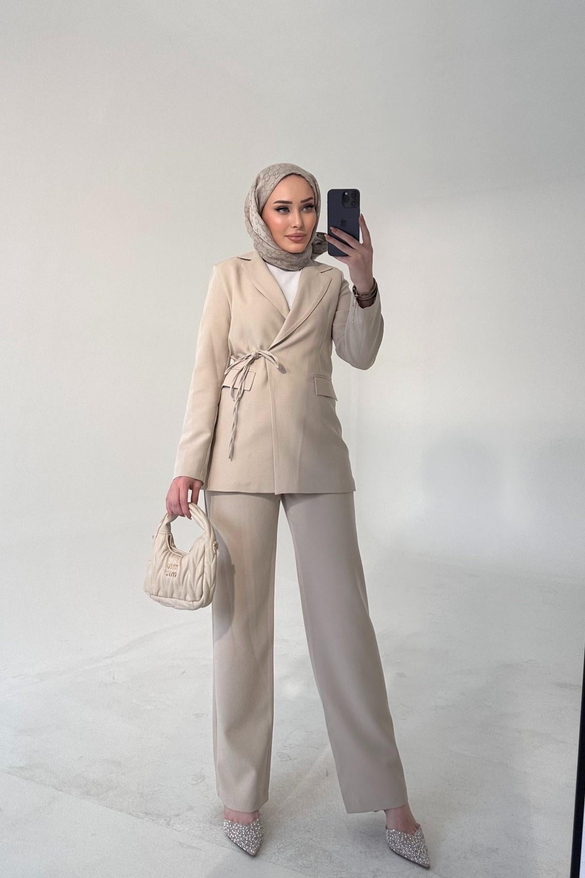 Blazer Takım BEJ