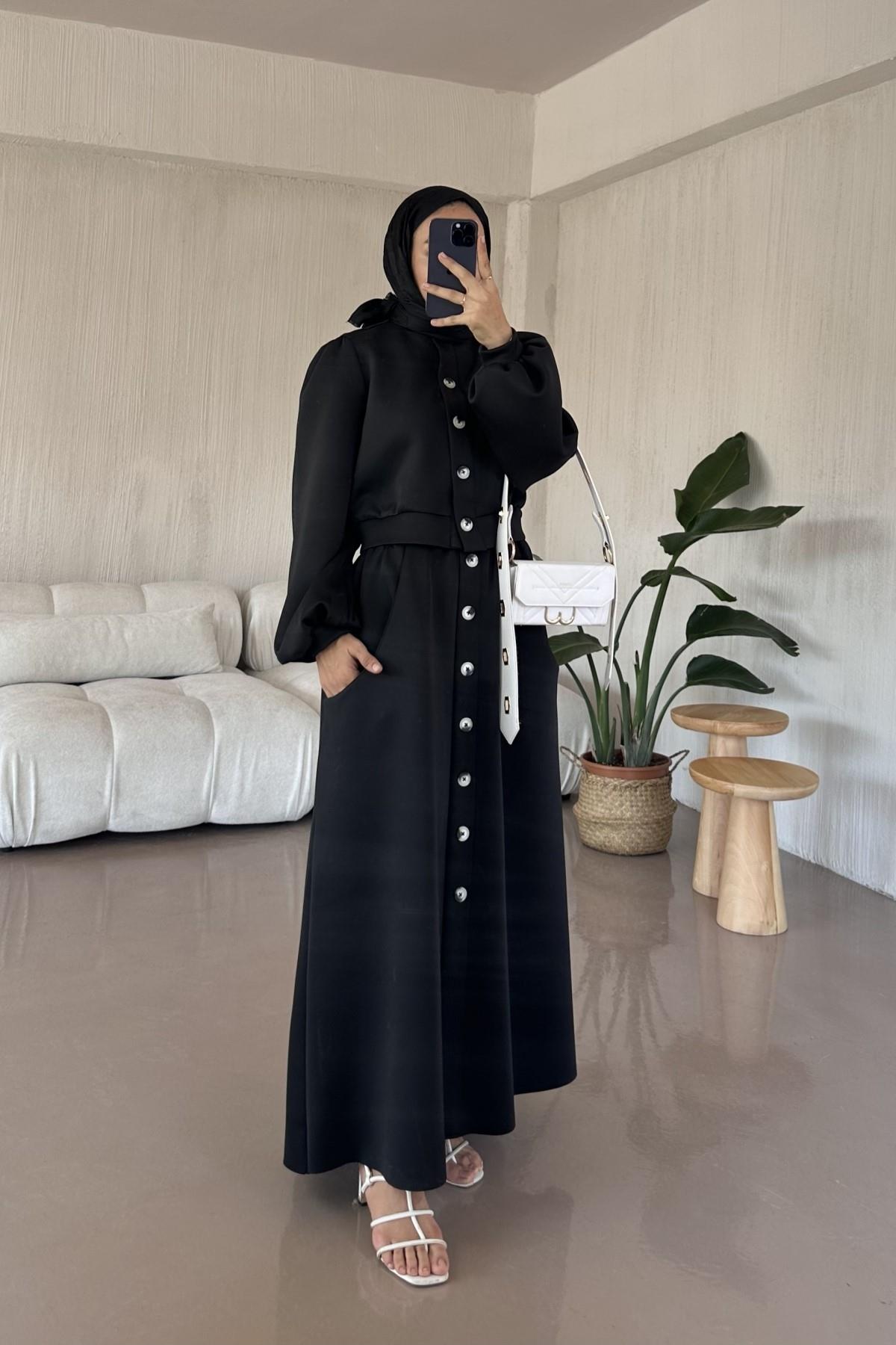 Elegant Scuba Takım SİYAH