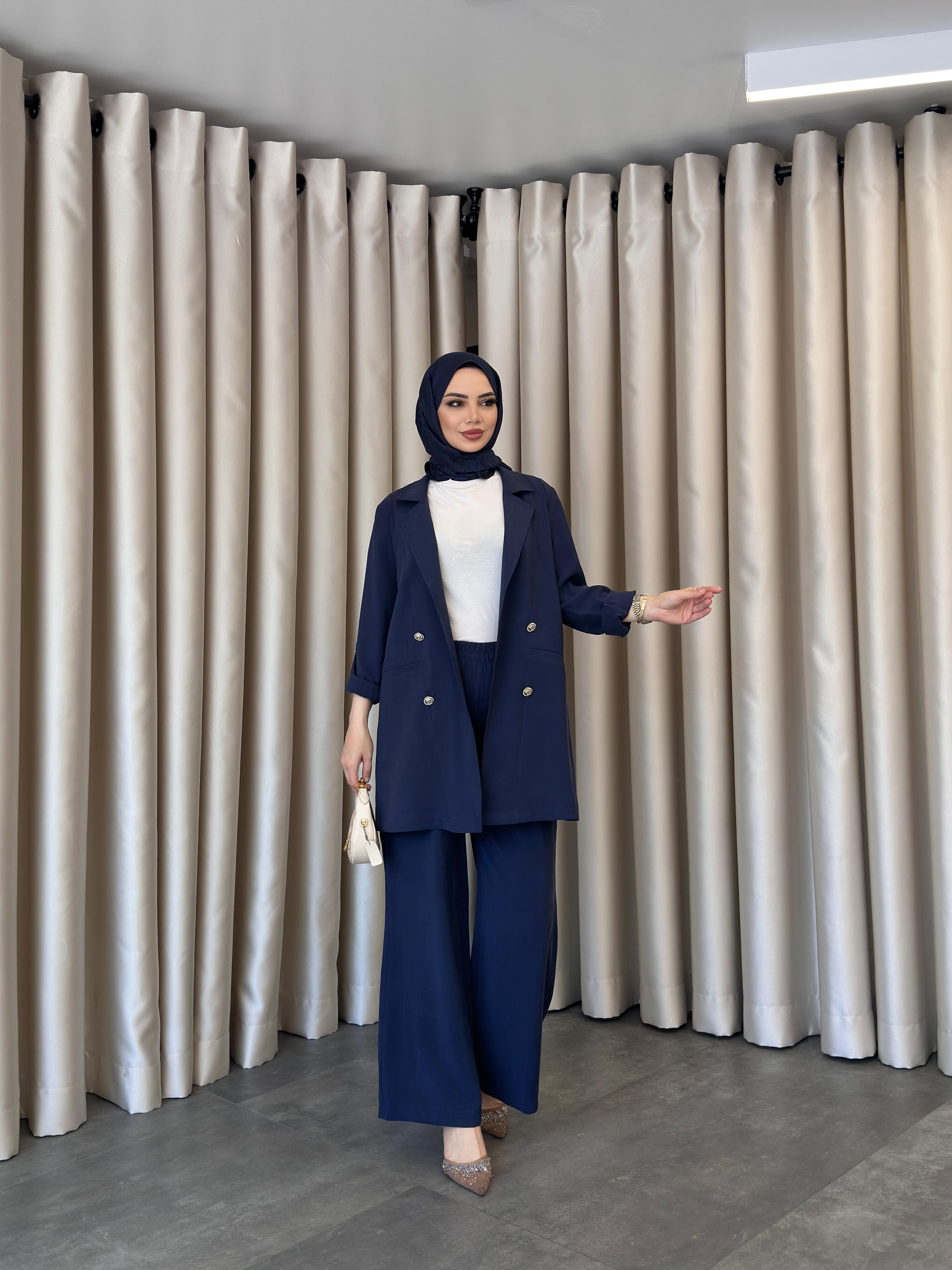 larisa blazer ceketli takım