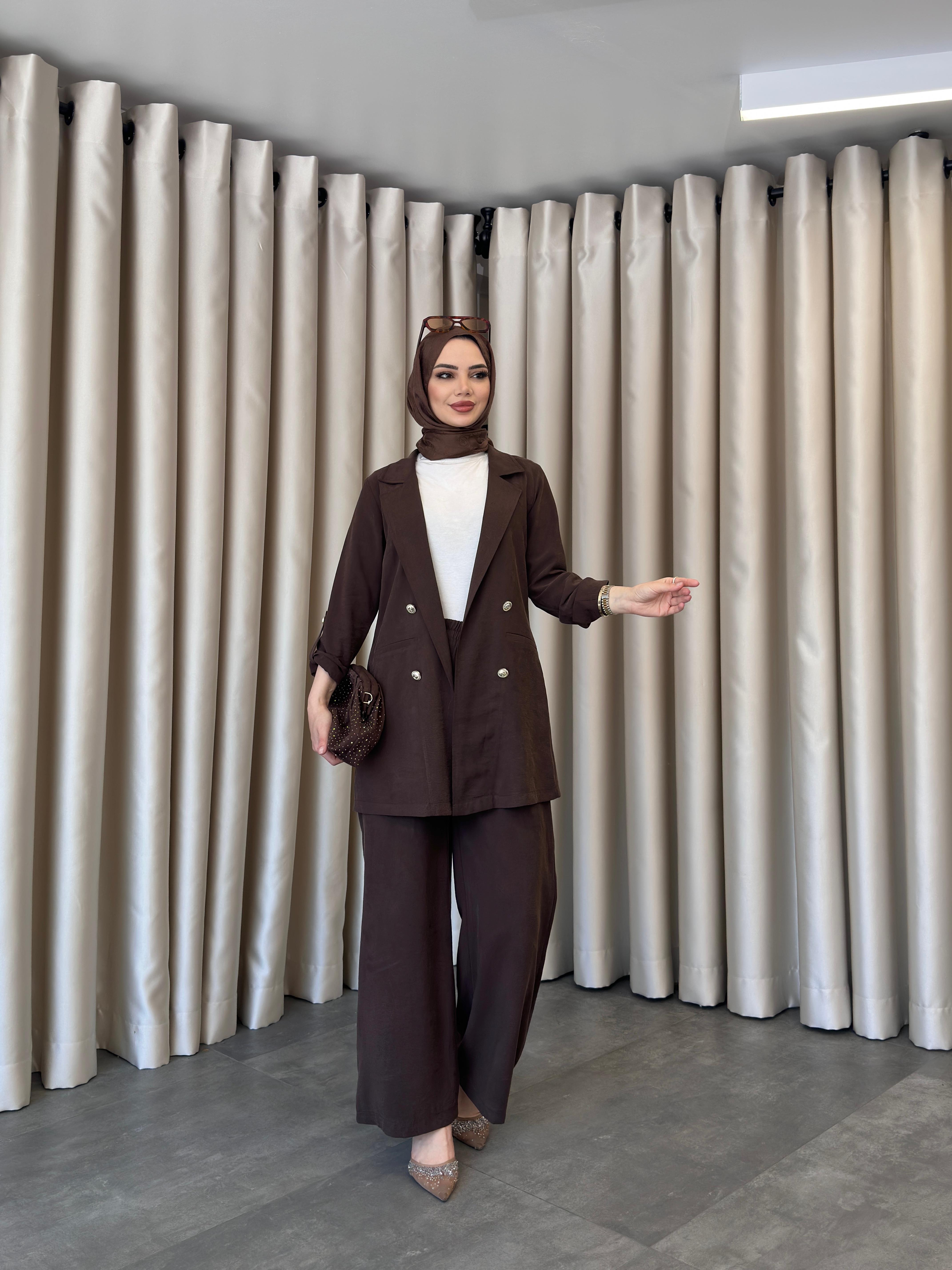 larisa blazer ceketli takım
