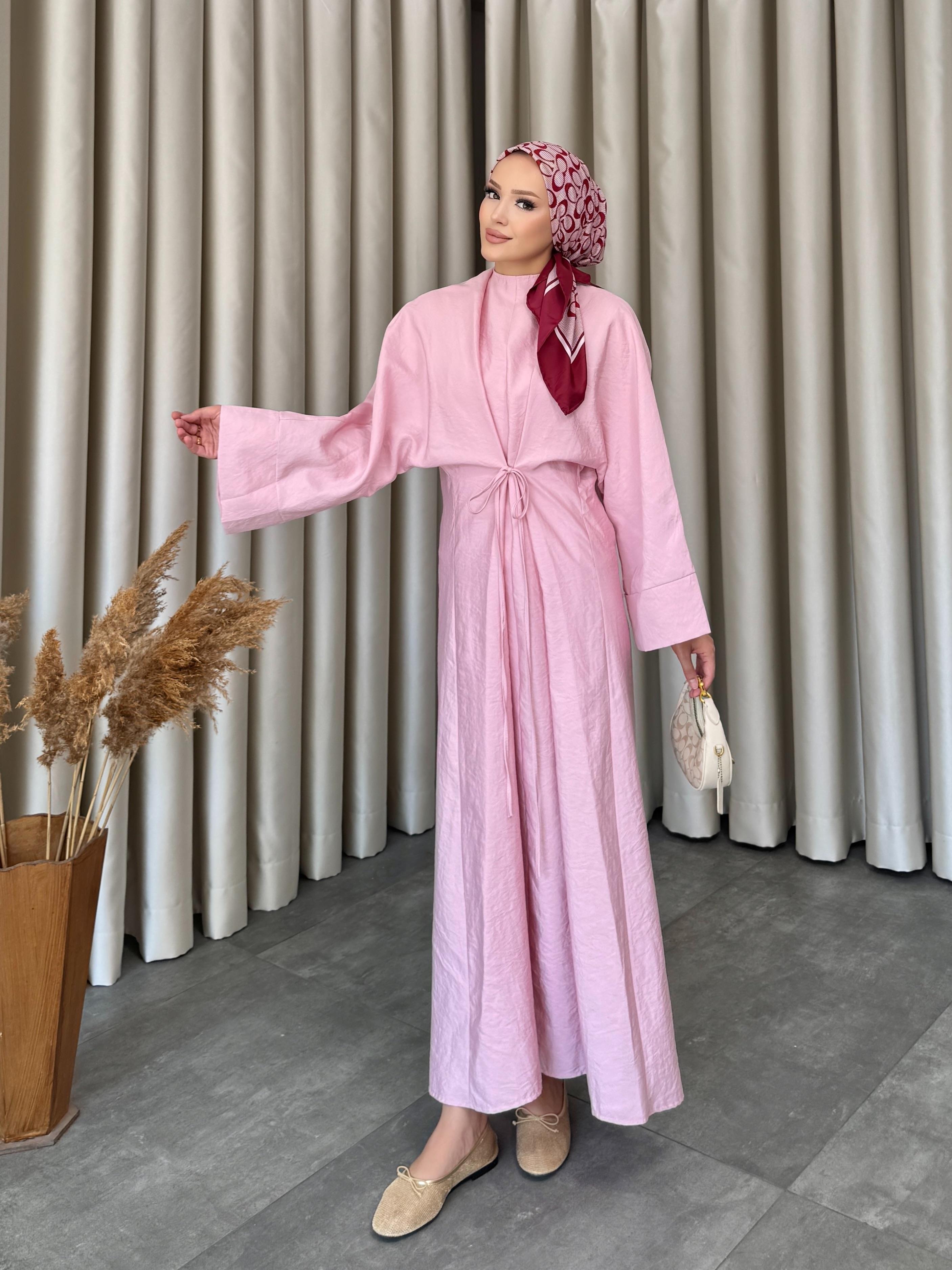 Şehnaz Tasarım Elbise Pembe