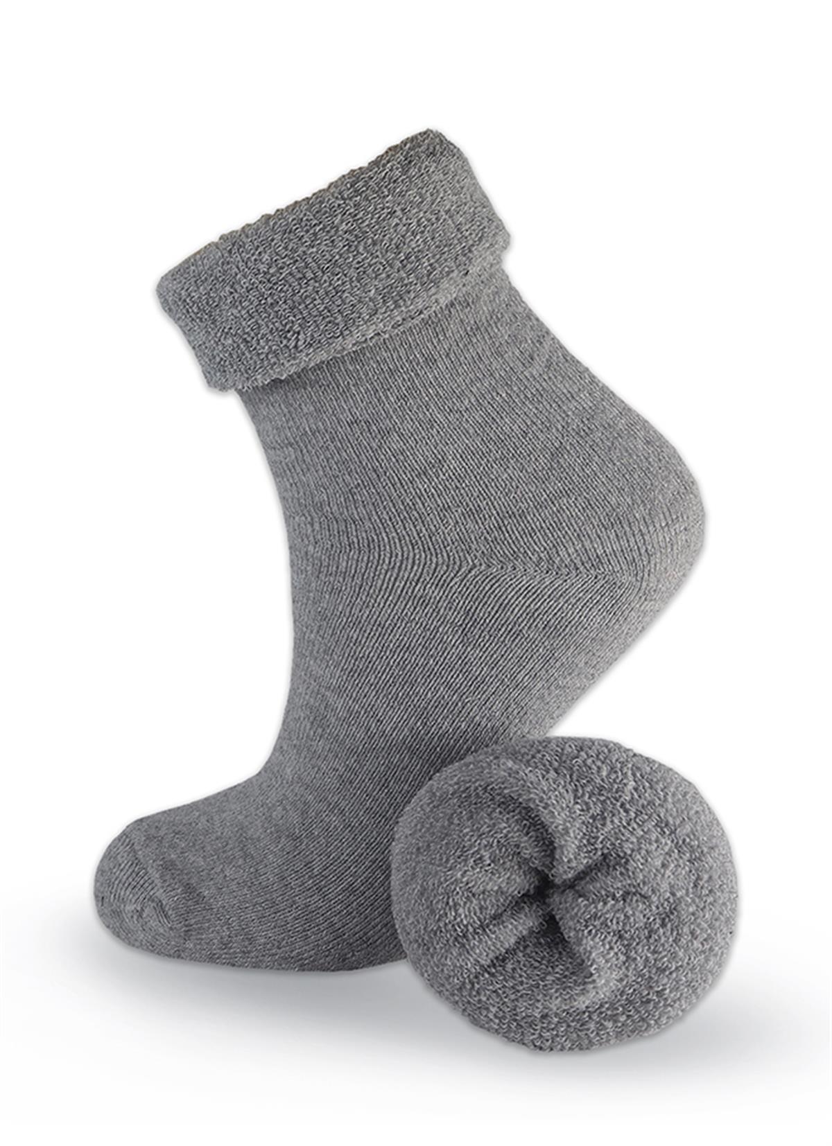 Black Arden Socks - Erkek Kışlık Havlu Çorap 36-40 Numara Tek Çift