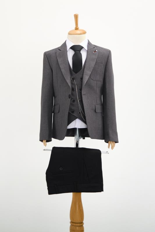 Erkek Çocuk Takım Elbise TK2237 R05 Gri