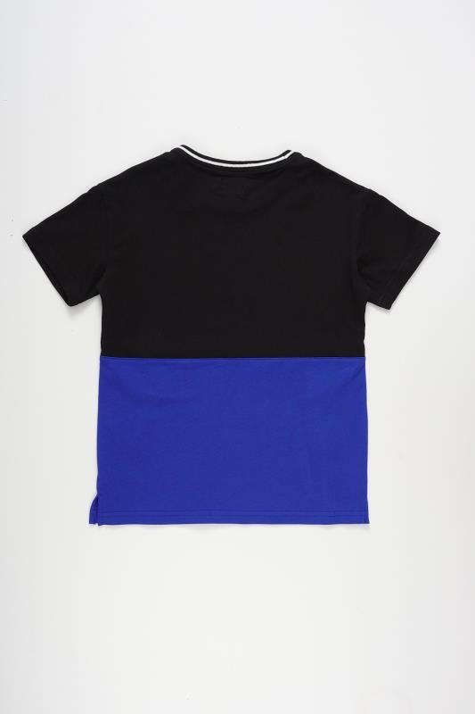 Erkek Çocuk Tshirt T5025 R05 Siyah Mavi