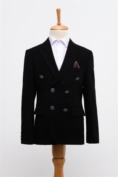 Erkek Çocuk Ceket C1402 R03 Siyah