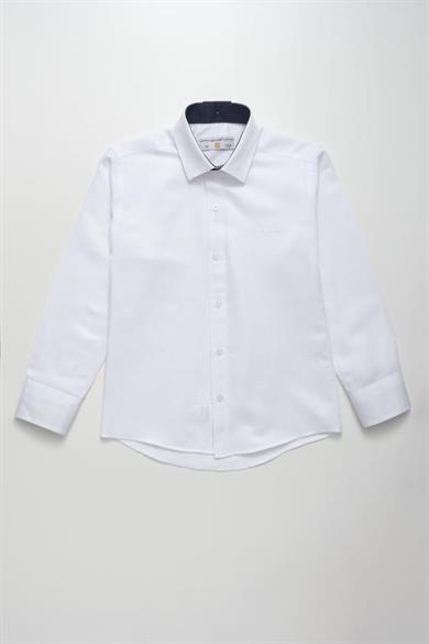 Erkek Çocuk Gömlek G4009 Beyaz