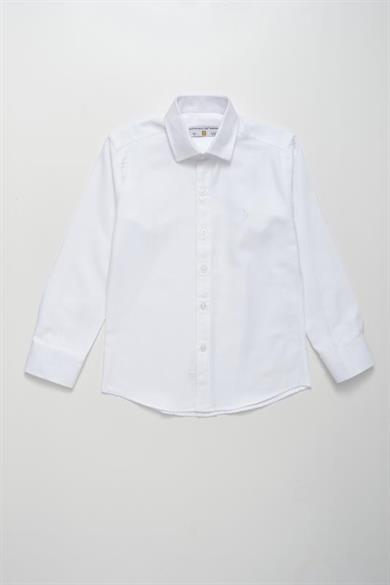 Erkek Çocuk Gömlek G4026 Beyaz