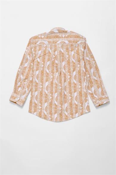 Erkek Çocuk Gömlek G4741 R05 Beyaz Sarı