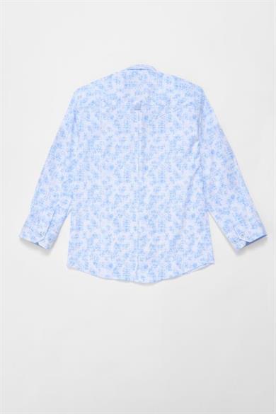 Erkek Çocuk Gömlek G4744 R03 Açık Mavi