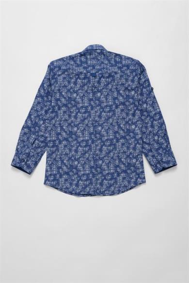 Erkek Çocuk Gömlek G4744 R06 Mavi Lacivert