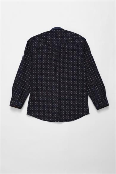 Erkek Çocuk Gömlek G4747 R03 Lacivert Kahverengi