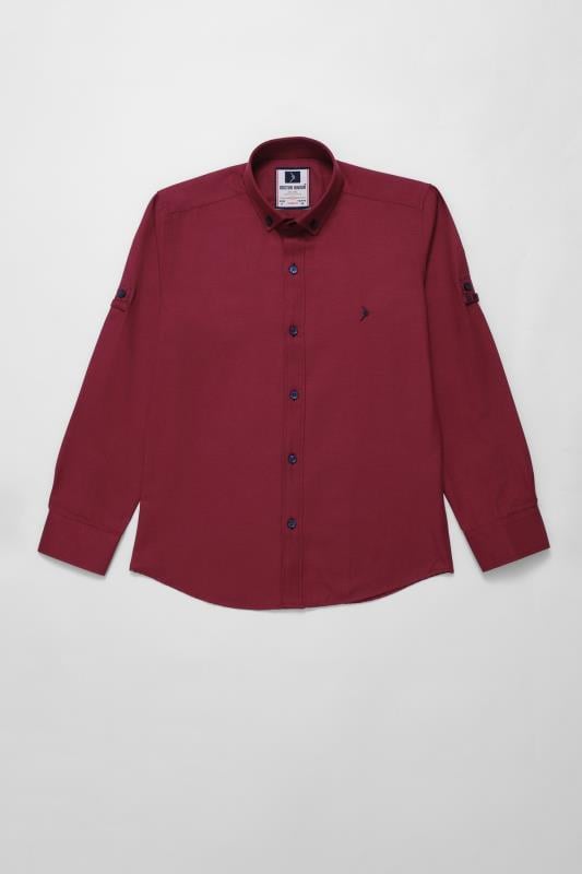 Erkek Çocuk Gömlek G4656 Bordo