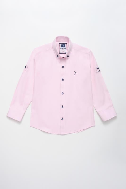 Erkek Çocuk Gömlek G4656 R05 Pembe