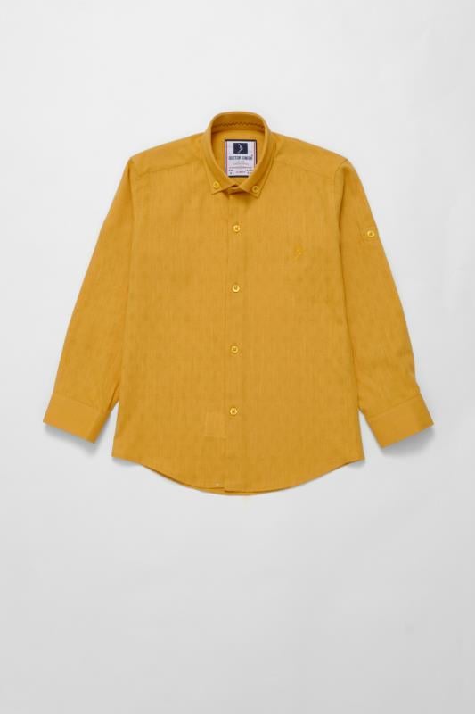 Erkek Çocuk Gömlek G4728 R03 Sarı