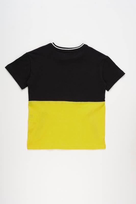 Erkek Çocuk Tshirt T5025 R02 Siyah Sarı
