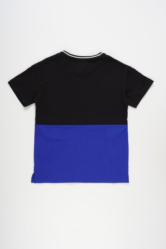 Erkek Çocuk Tshirt T5025 R05 Siyah Mavi