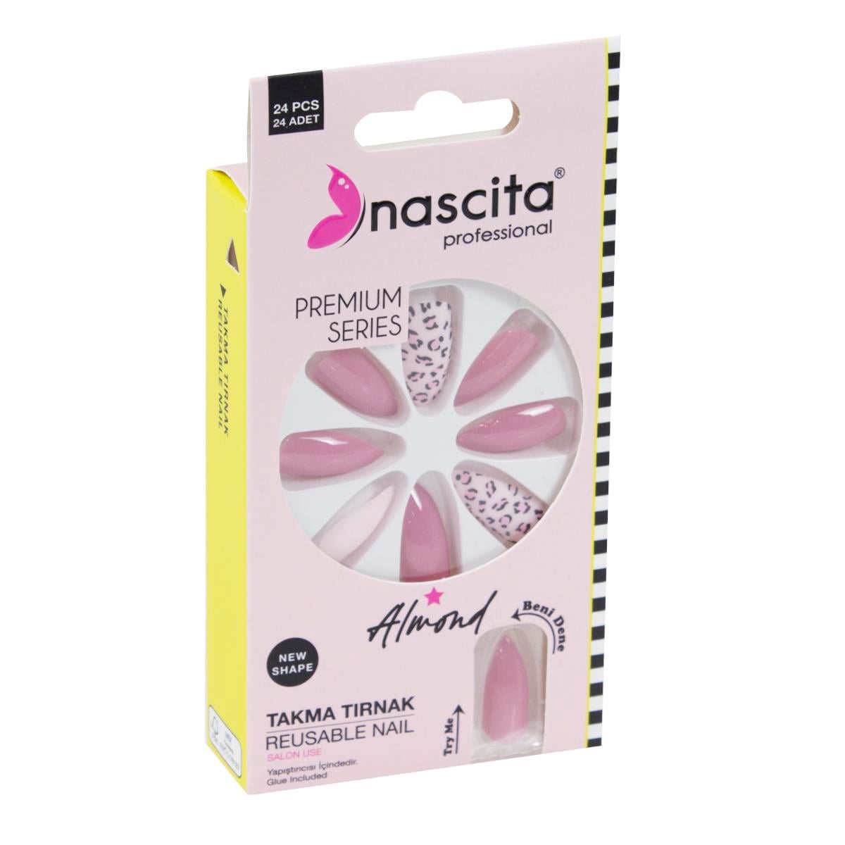 Nascita 24'lü Almond Renkli Takma Tırnak - 149