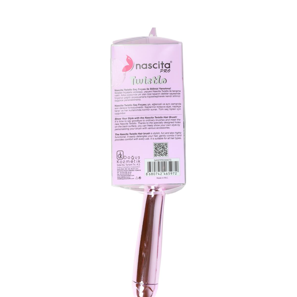 Nascita Twistlo Shiny Series Elektro Plate Saç Fırçası NASFPRO00073