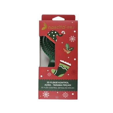 Nascita 3D Fleksi Yılbaşı Temalı Saç Fırçası - 69