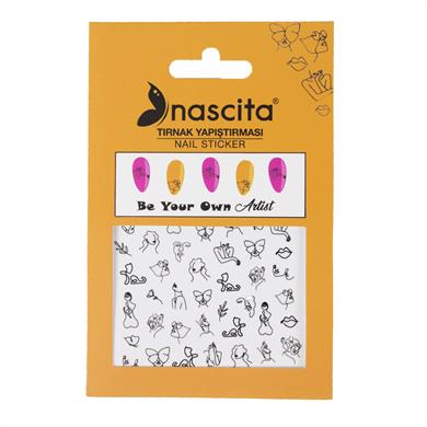 Nascita Art Line Sticker - 02