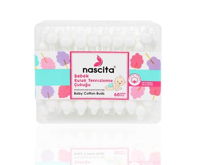 Nascita Bebek Kulak Temizleme Çubuğu 60lı