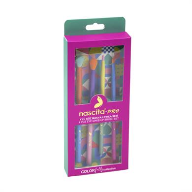 Nascita ColorFully Collection 4lü Göz Makyaj Fırça Seti - 133