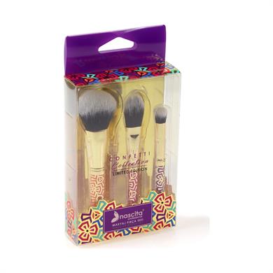 Nascita Confetti 3lü Makyaj Fırçası Seti - 30