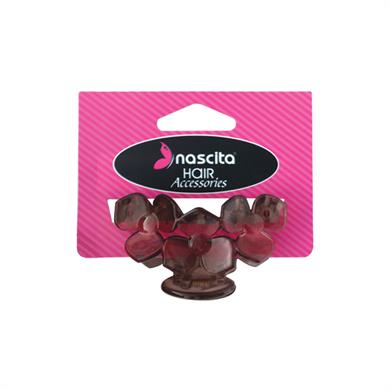 Nascita Kahverengi Çiçek Mandal Toka 3lü - 16