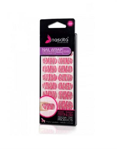 Nascita Lacivert Desenli Yapıştırma Oje 20li -011