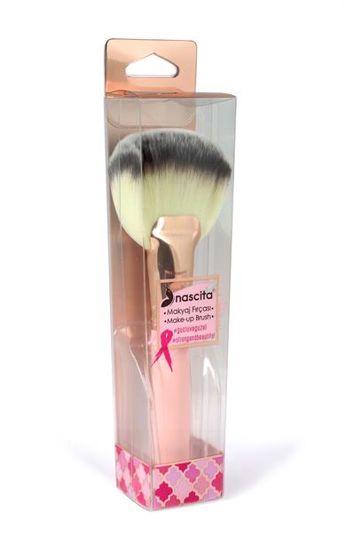 Nascita Pembe Geniş Yelpaze Fırça - 161