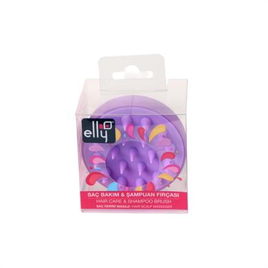 Elly Saç Bakım ve Şampuan Fırçası Mor- 21