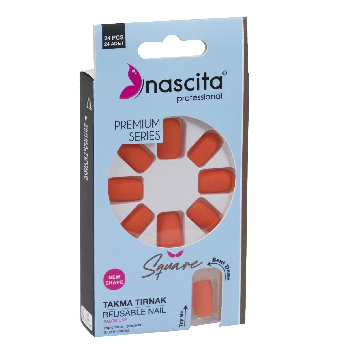 Nascita 24'lü Square Renkli Takma Tırnak - 159
