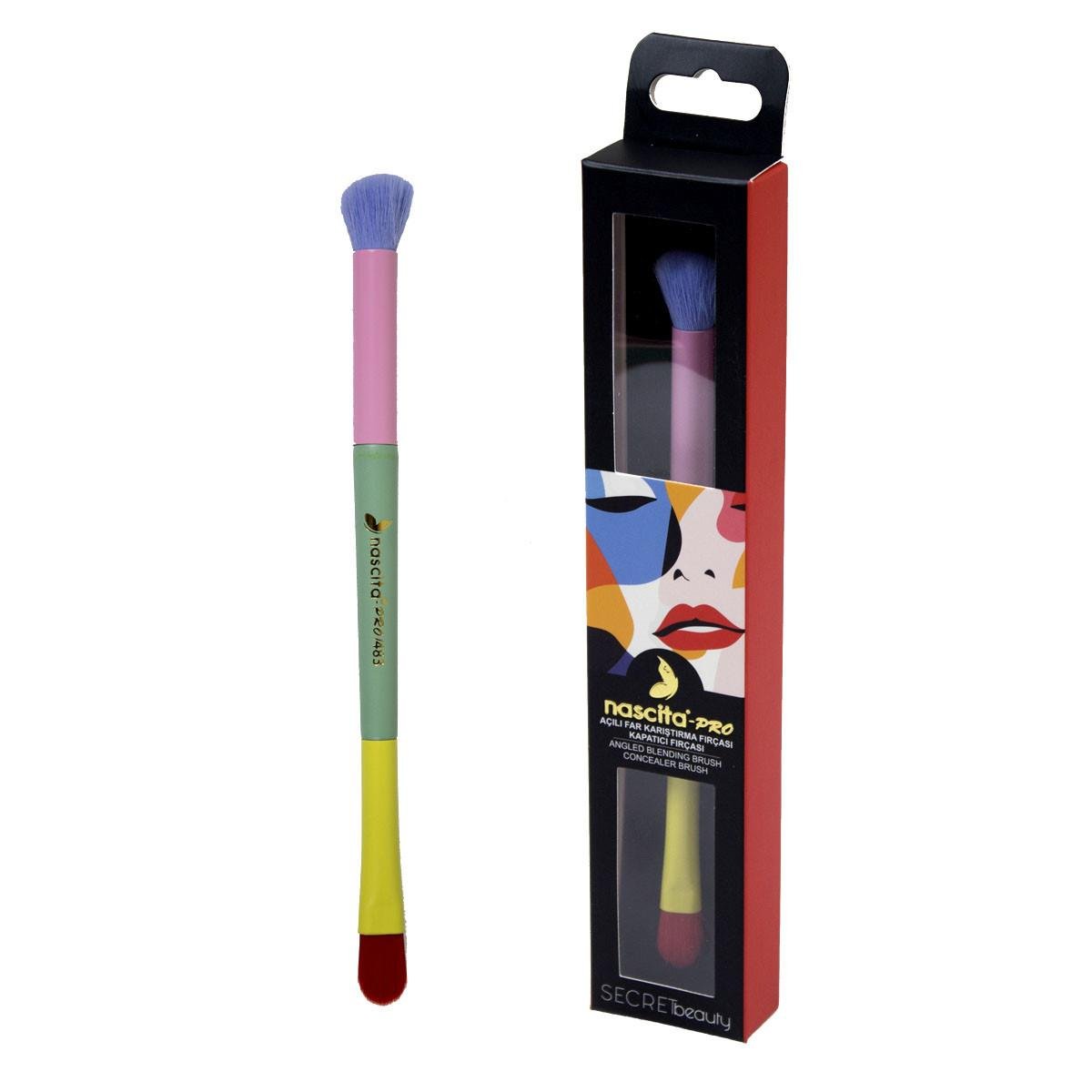 Nascita Secret Beauty Açılı Far Karış ve Kap. Fırç