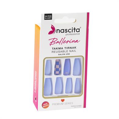 Nascita 24'lü Ballerina Renkli Takma Tırnak - 158